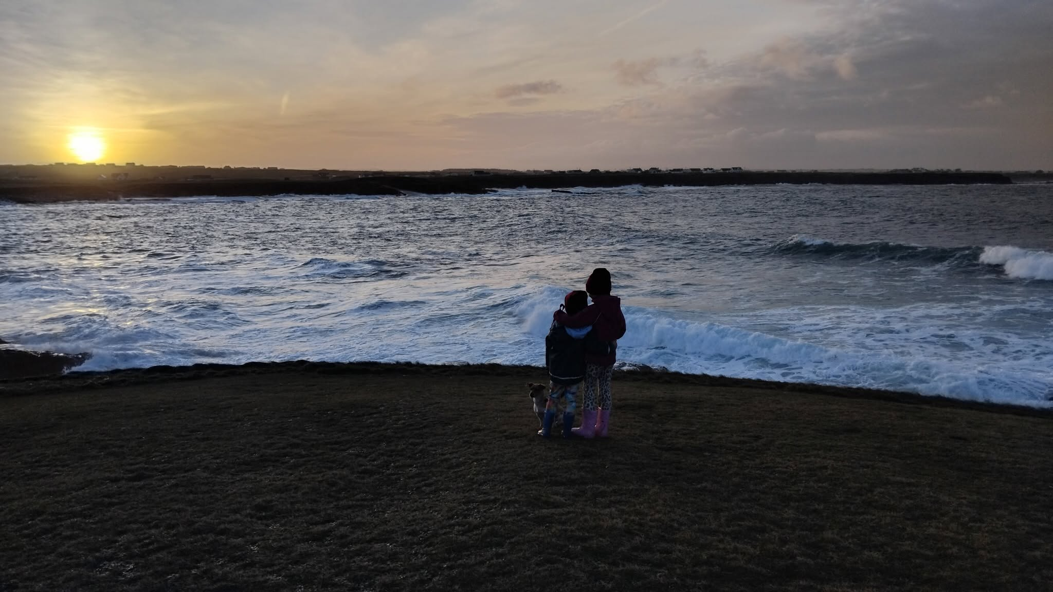 Sunset at the beach near Miltown Malbay