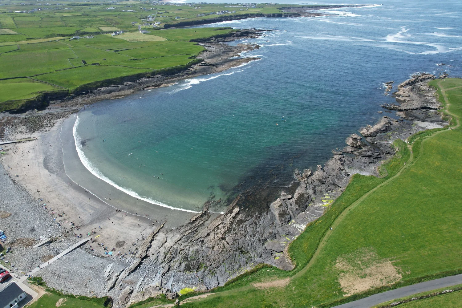White Strand beach, Miltown Malbay